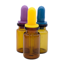 Barna pipettás üveg, 10 ml, 1 db