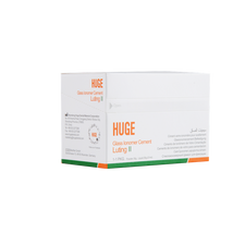 HUGE II. gen. Üvegionomer ragasztó és tömő cement szett (30g por + 25g folyadék)